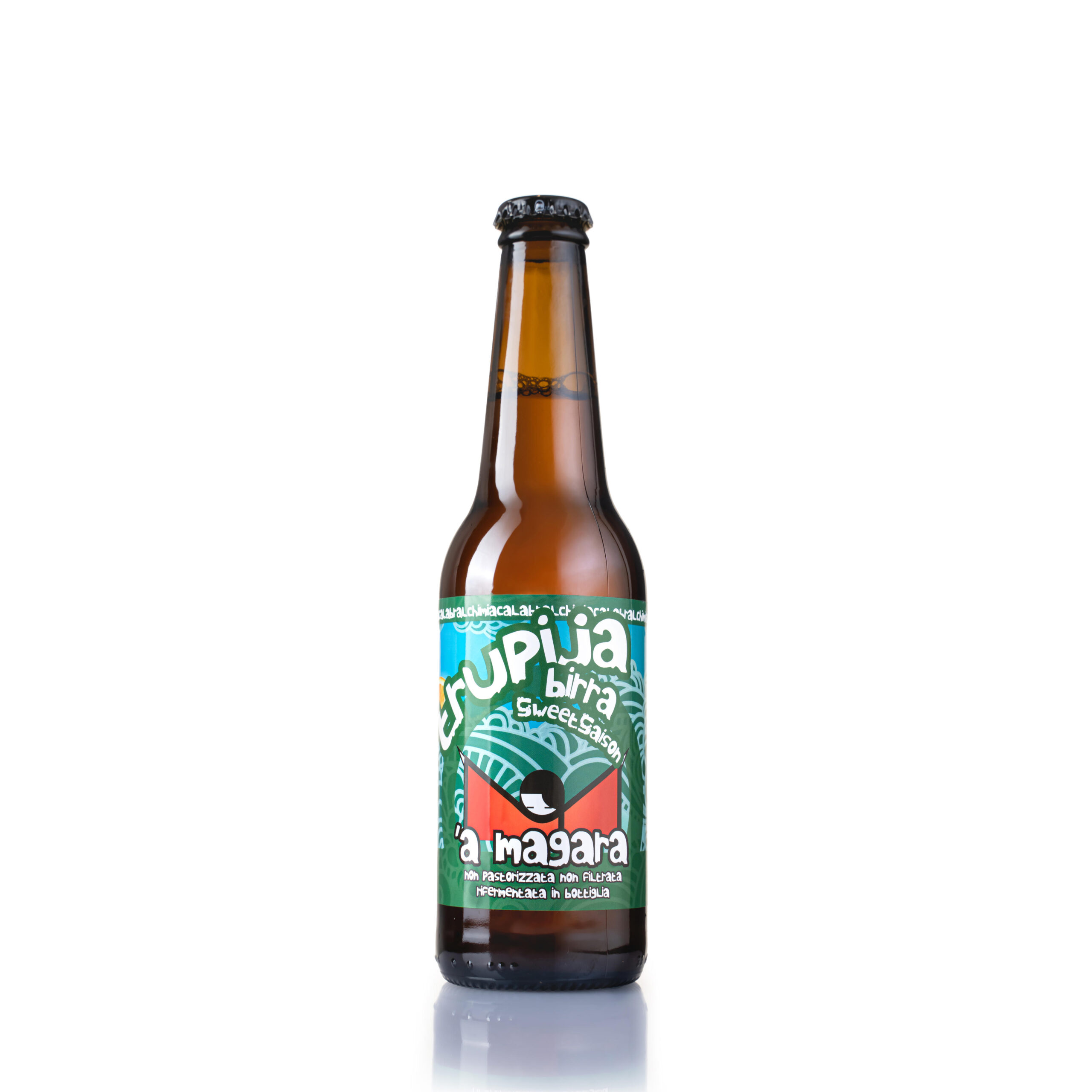 'A Magara Trupija Belgian Blond birra 33 cl arancia