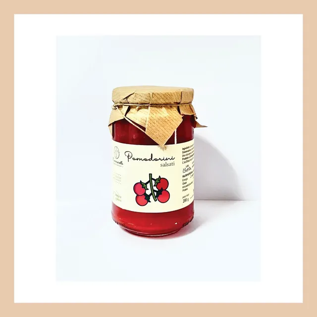 Mammarella pomodorino salsato in barattolo 280 g naturale