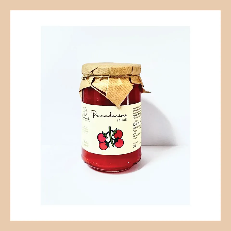 Mammarella pomodorino salsato in barattolo 280 g naturale