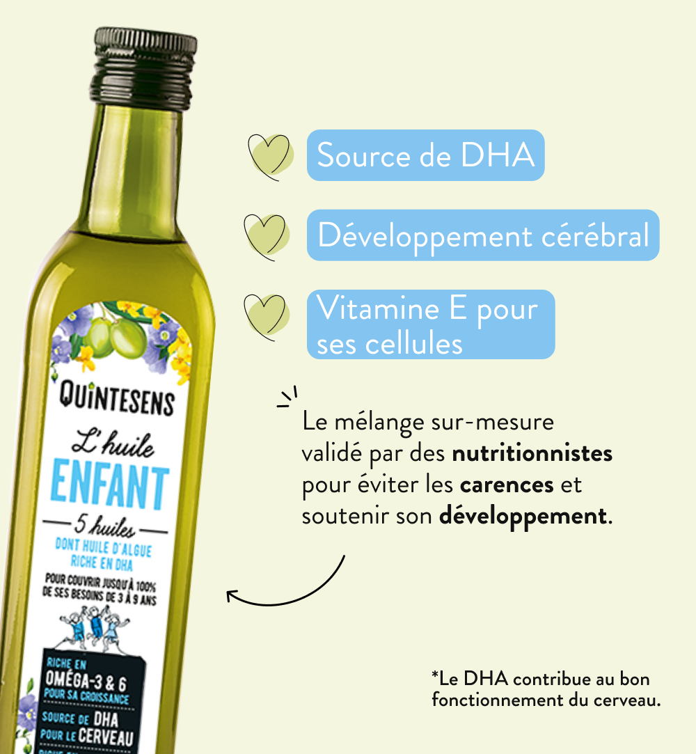 Quintesens Olio Bambino Omega-3 DHA 1 Bottiglia