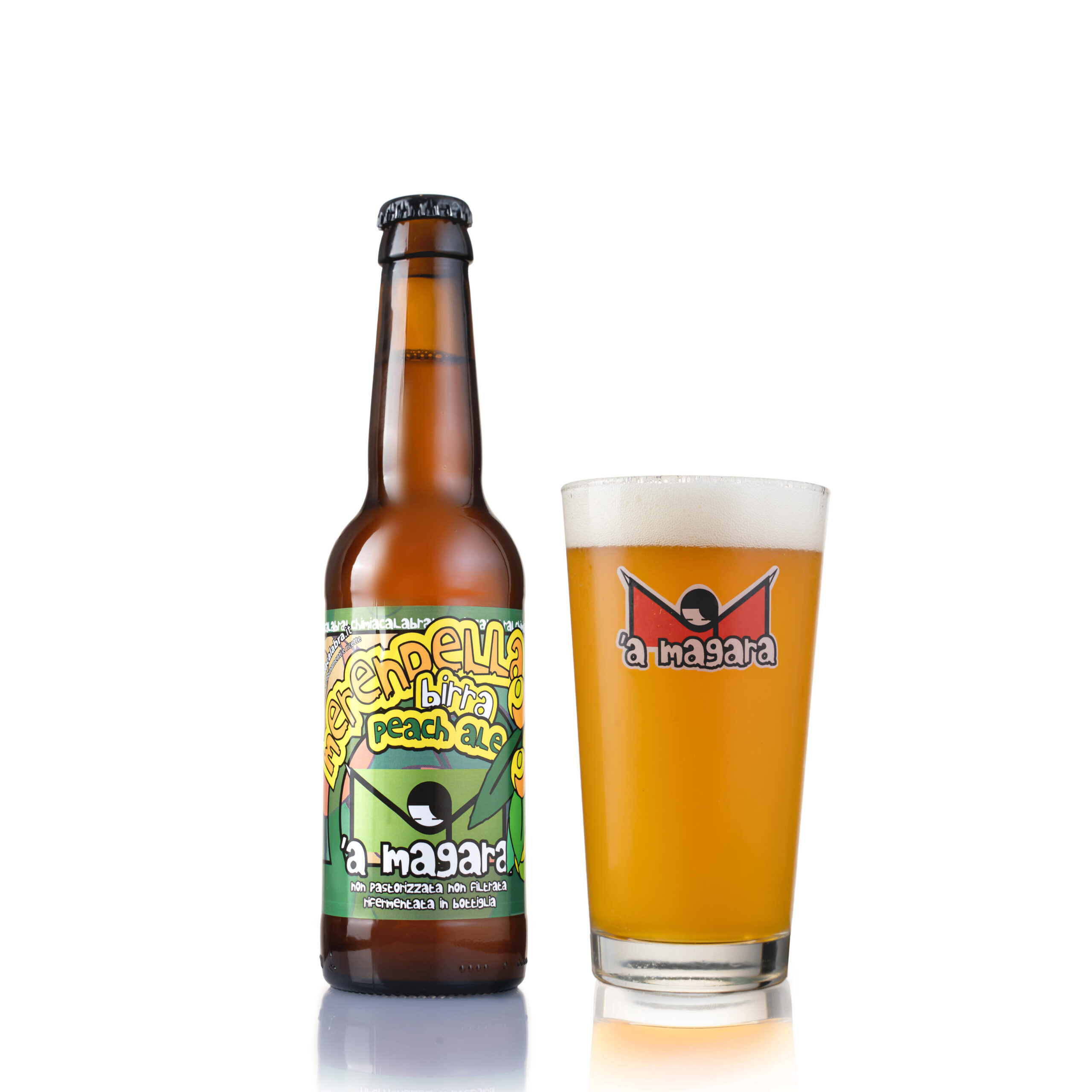 'A Magara Merendella Peach Ale birra 33 cl alla pesca