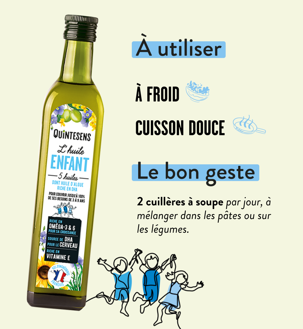 Quintesens Olio Bambino Omega-3 DHA 1 Bottiglia