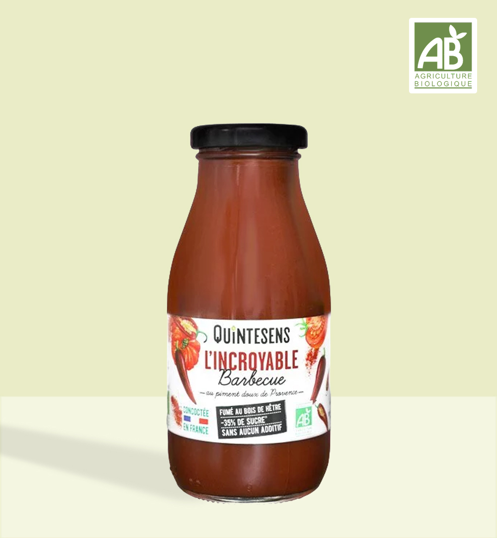 Quintesens salsa barbecue bio meno zuccheri