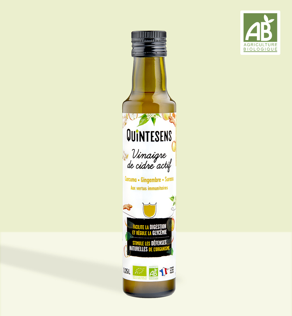Quintesens Aceto di Sidro Attivo immunitario bio