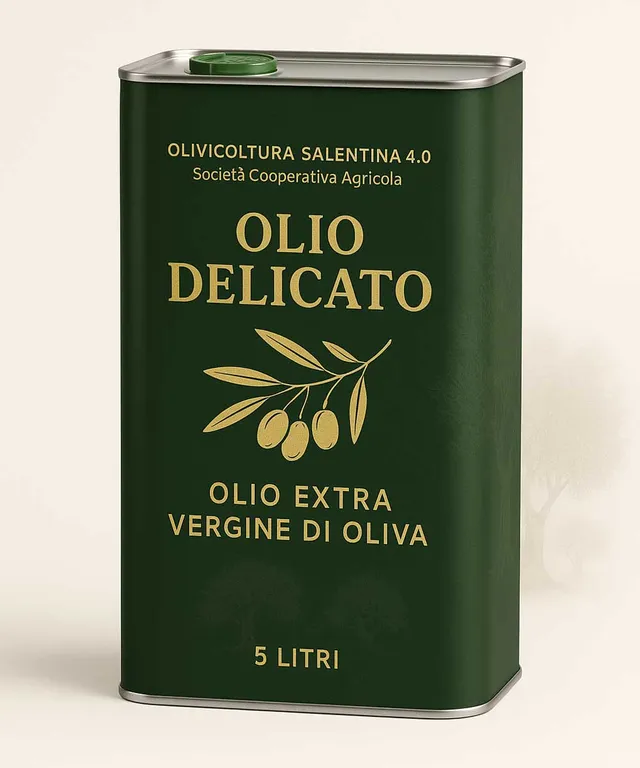 Olivicoltura Salentina 4.0 Delicato Olio EVO Lattina 5 L Fruttato Dolce