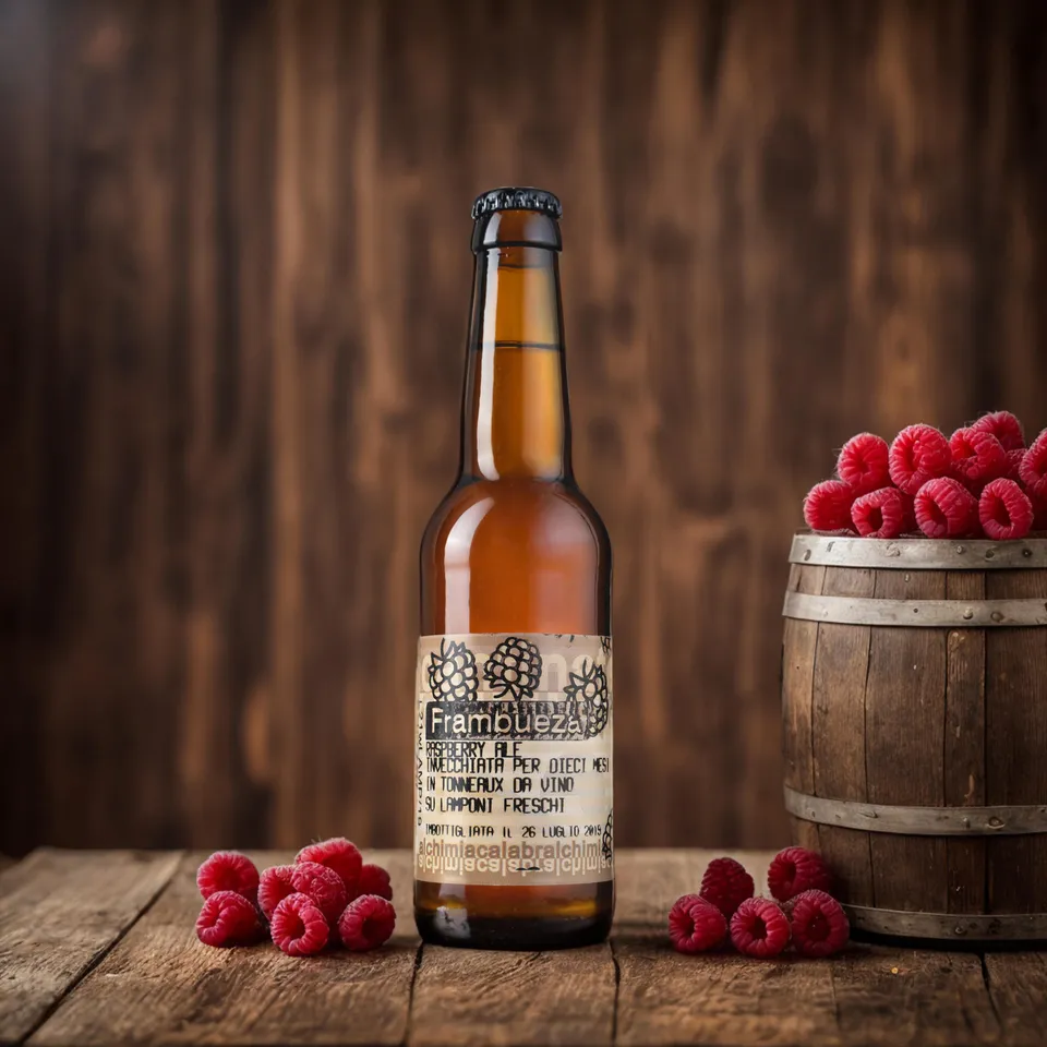 'A Magara Frambueza Raspberry Ale birra 0,33 l 7%