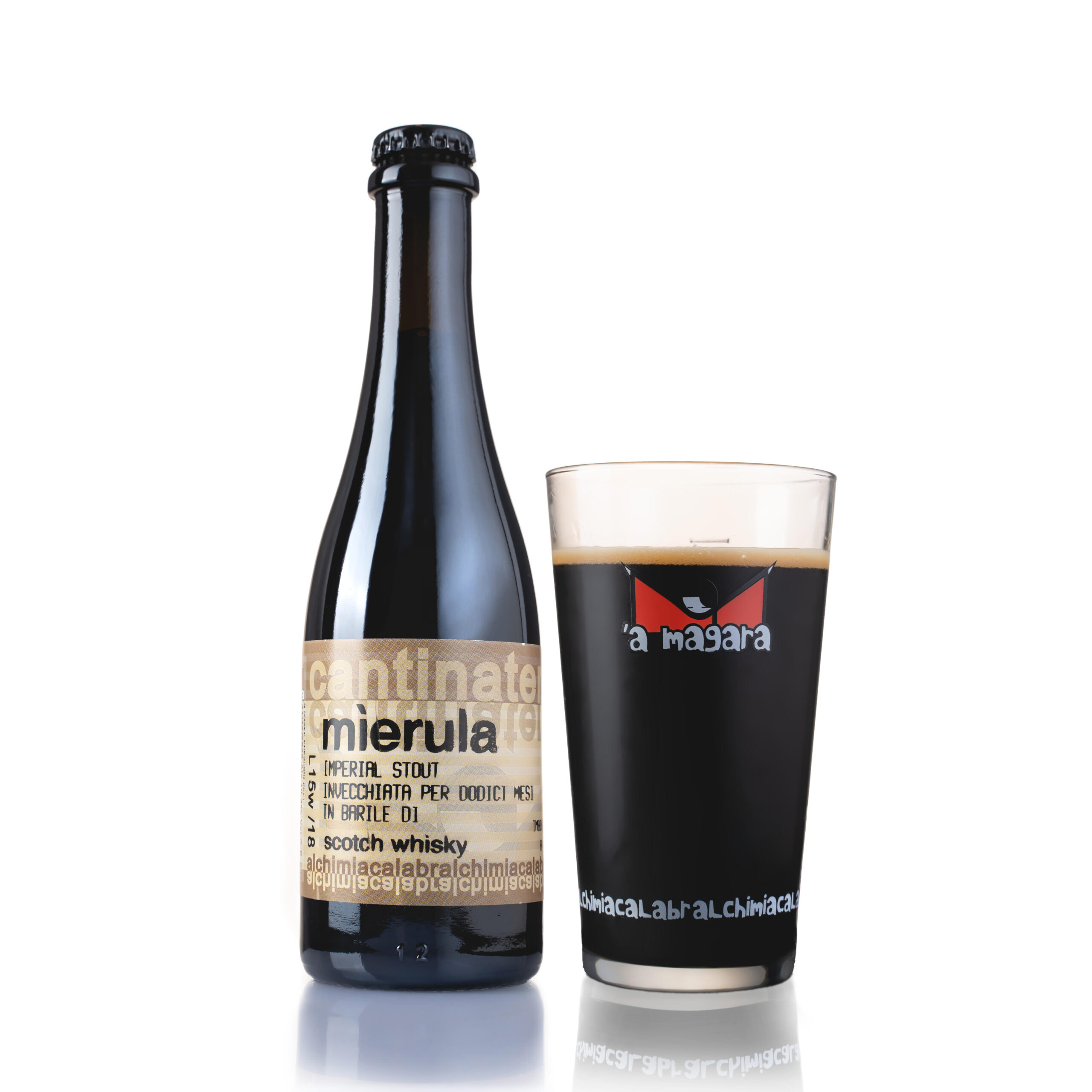 'A Magara Mierula Scotch Imperial Stout birra 37,5 cl