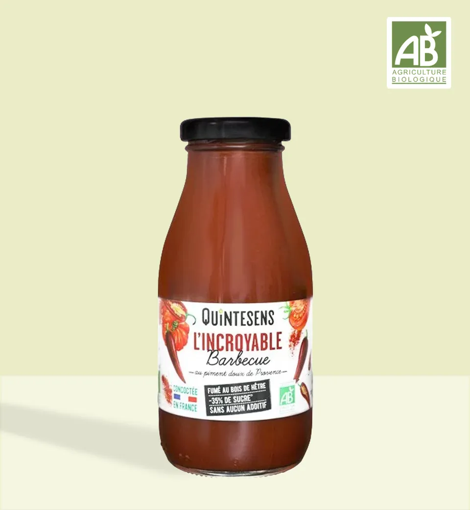 Quintesens salsa barbecue bio meno zuccheri