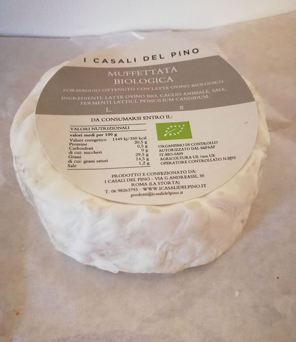La Boccea Caciotta Muffettata Bio di Pecora