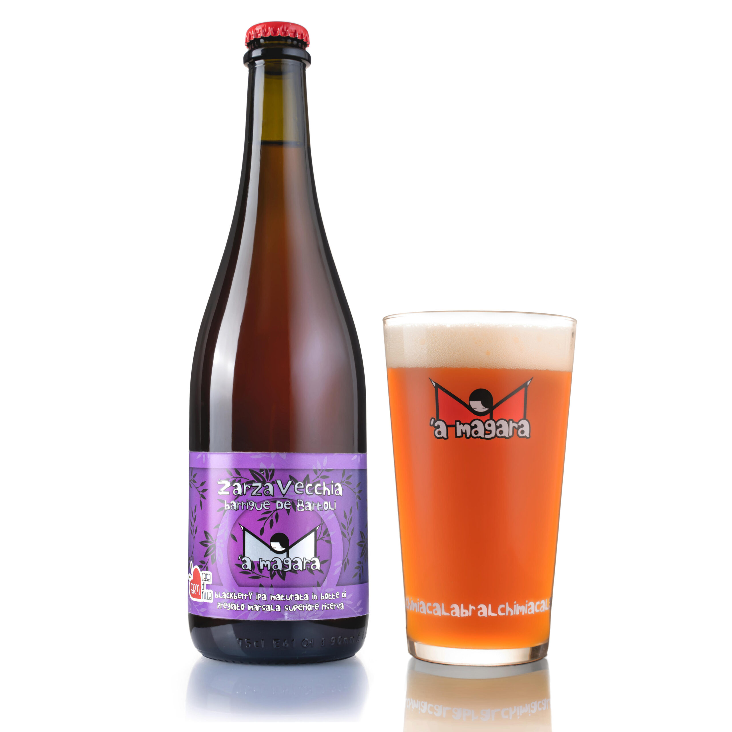 'A Magara Zarza Vecchia Blackberry IPA birra 0,375 l more