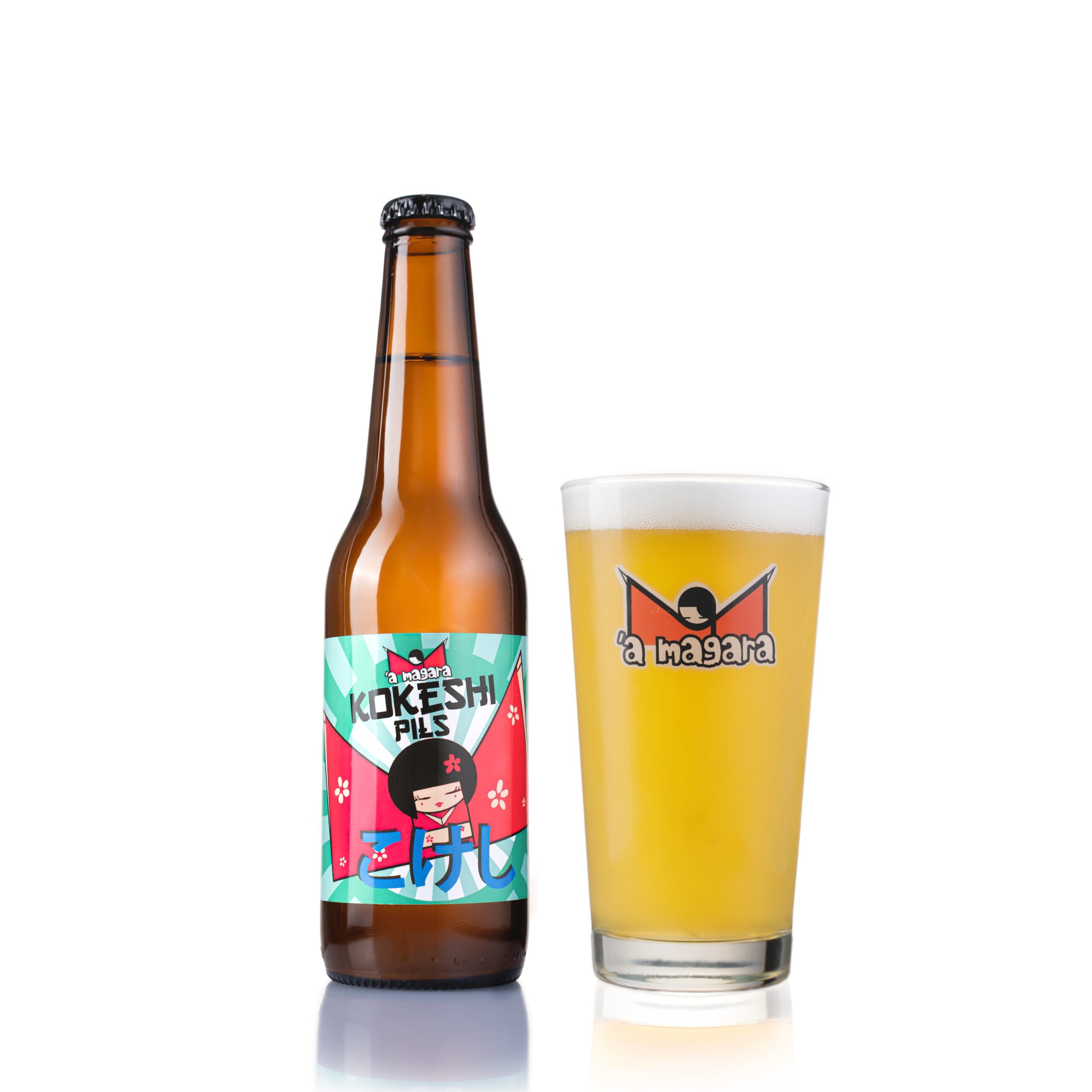 'A Magara Kokeshi Pils birra 0,33 l chiara