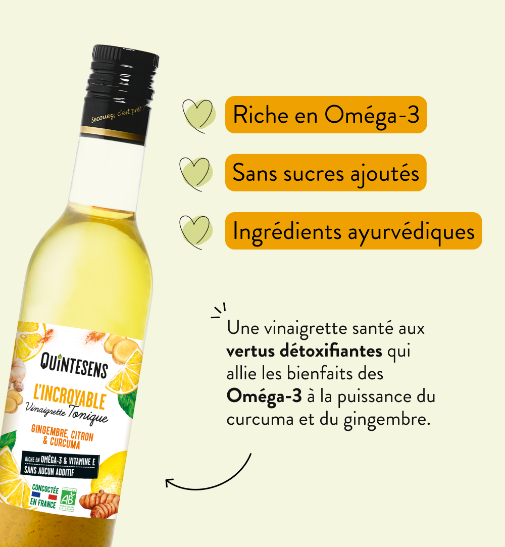 Quintesens Tonique vinaigrette bio omega-3