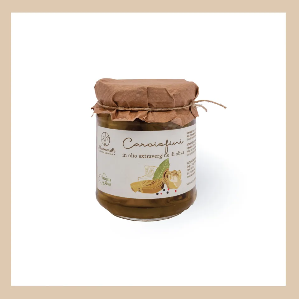 Mammarella Carciofini sottolio 314g in extravergine DOP