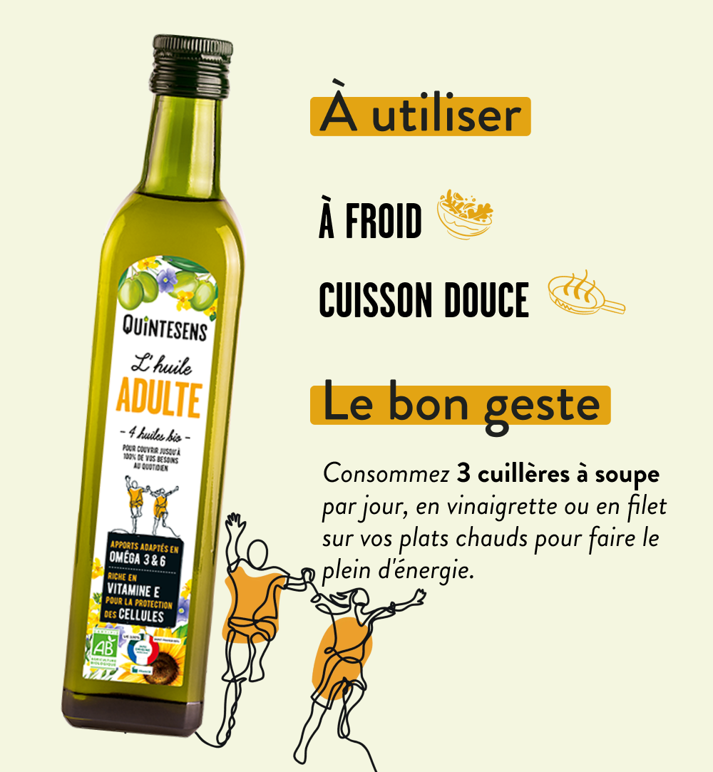 Quintesens Adulte olio 1 bottiglia omega 3-6-9