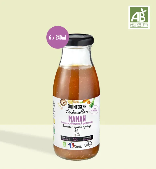 Quintesens Maman Brodo di Ossa bio 6x240 ml