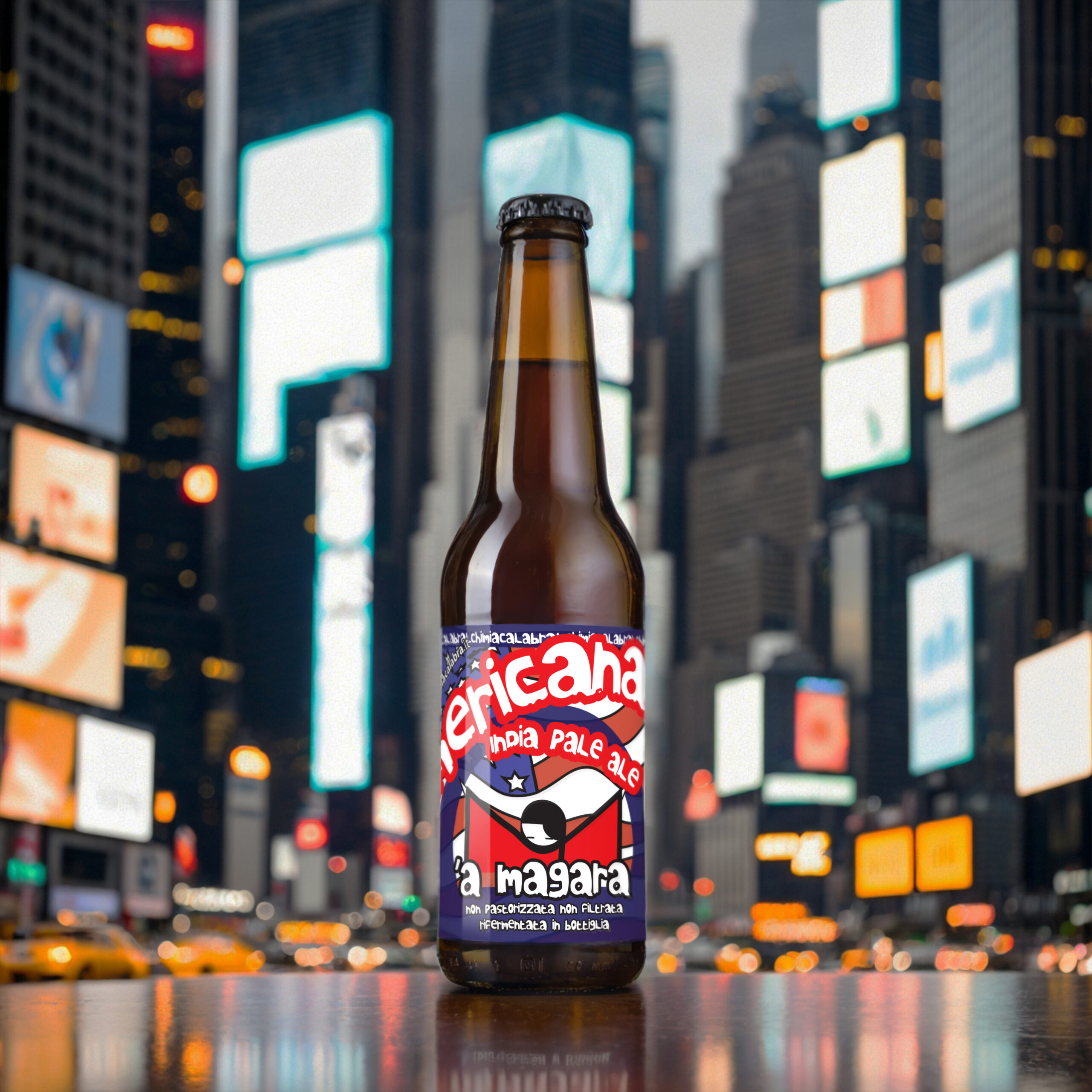 'A Magara Mericana IPA birra 0,33 l alla segale