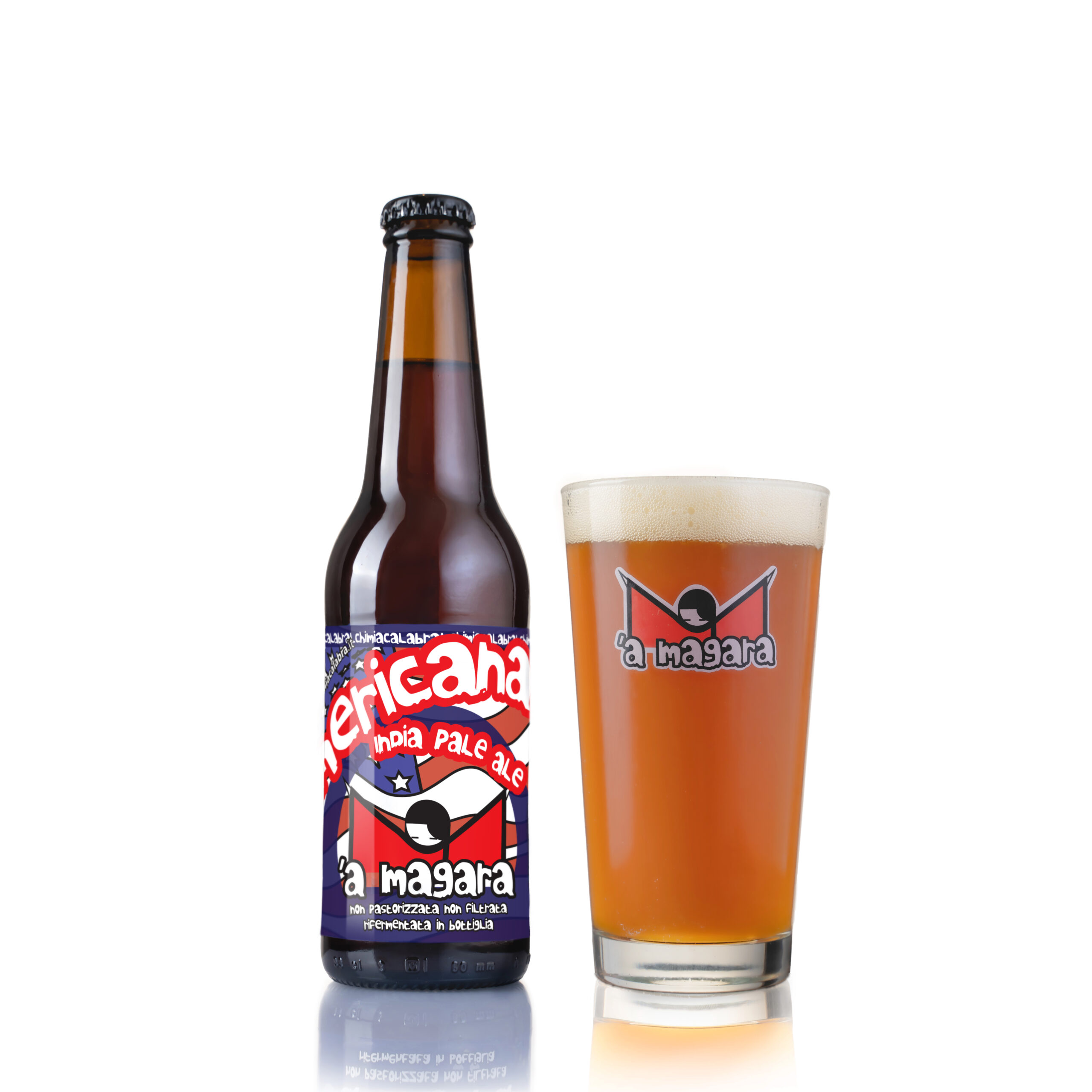 'A Magara Mericana IPA birra 0,33 l alla segale