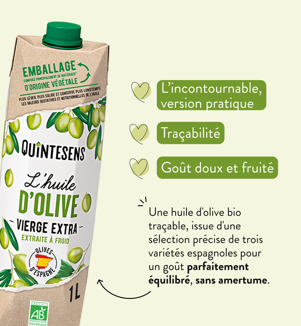 Quintesens Olio Extra Vergine Oliva Bio Omega-9