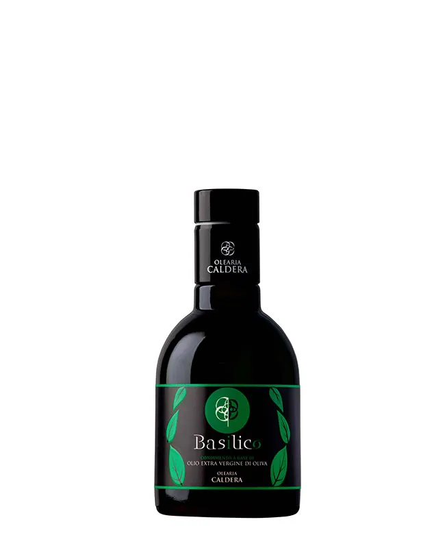 Olearia Caldera Basilico olio extravergine aromatizzato