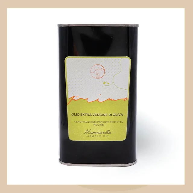 Mammarella Gentile di Larino olio EVO DOP in latta fruttato