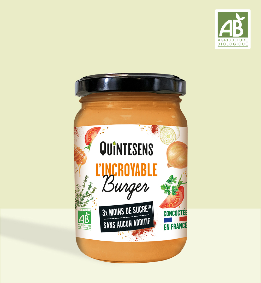 Quintesens Incroyable Salsa Burger bio senza additivi