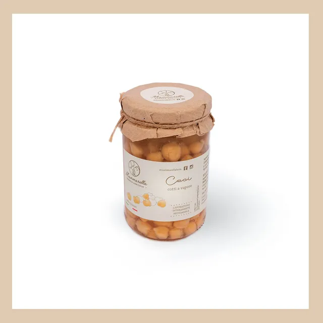 Mammarella Ceci cotti al naturale barattolo 314g pronti