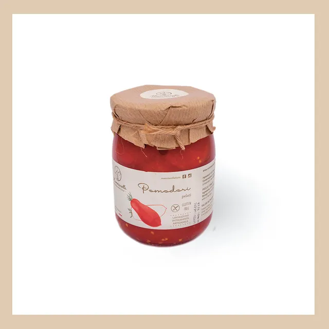 Mammarella Pomodori pelati San Marzano barattolo 540g naturali