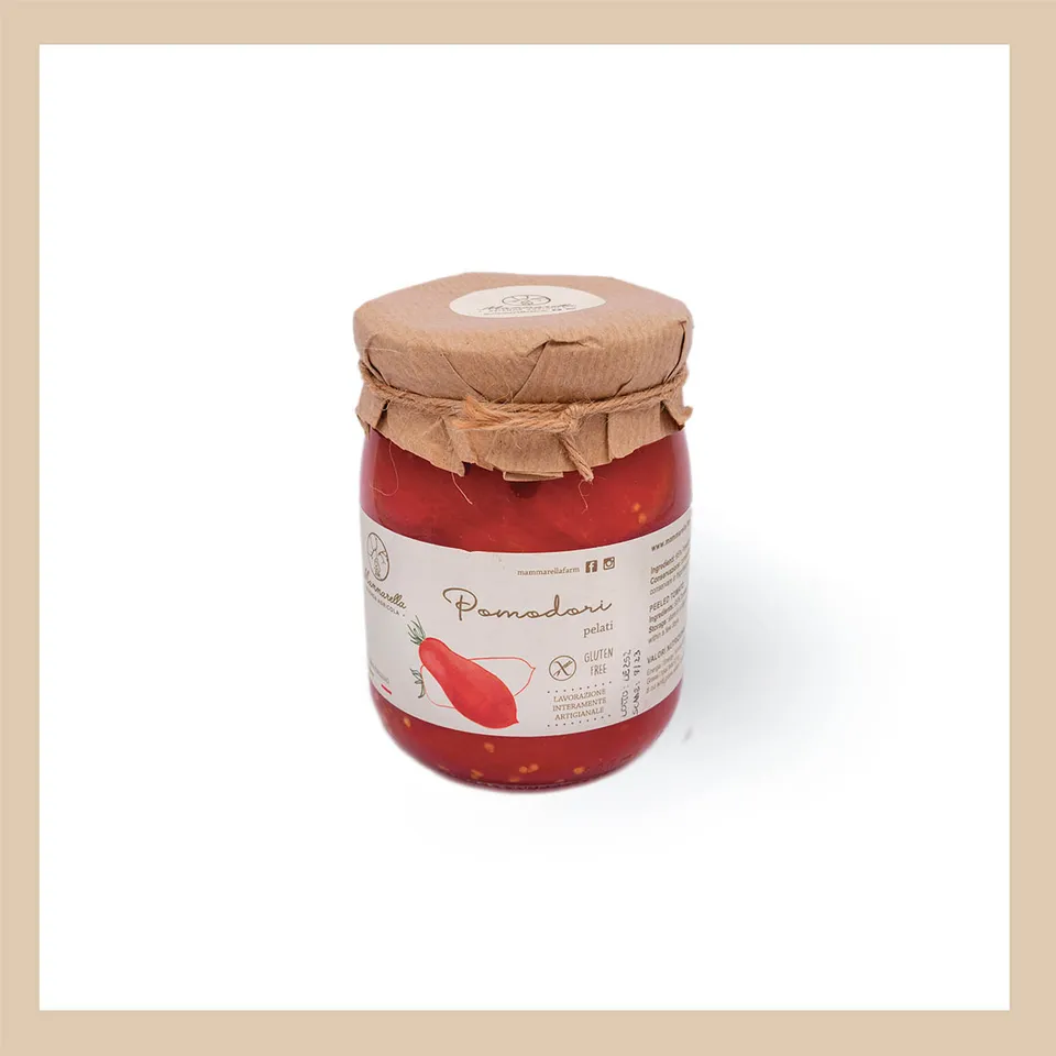 Mammarella Pomodori pelati San Marzano barattolo 540g naturali