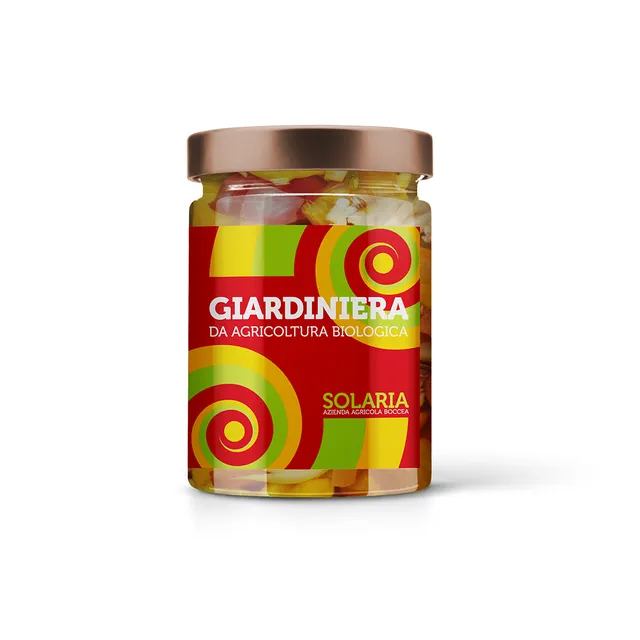 La Boccea Solaria Giardiniera Bio vasetto 300g in aceto