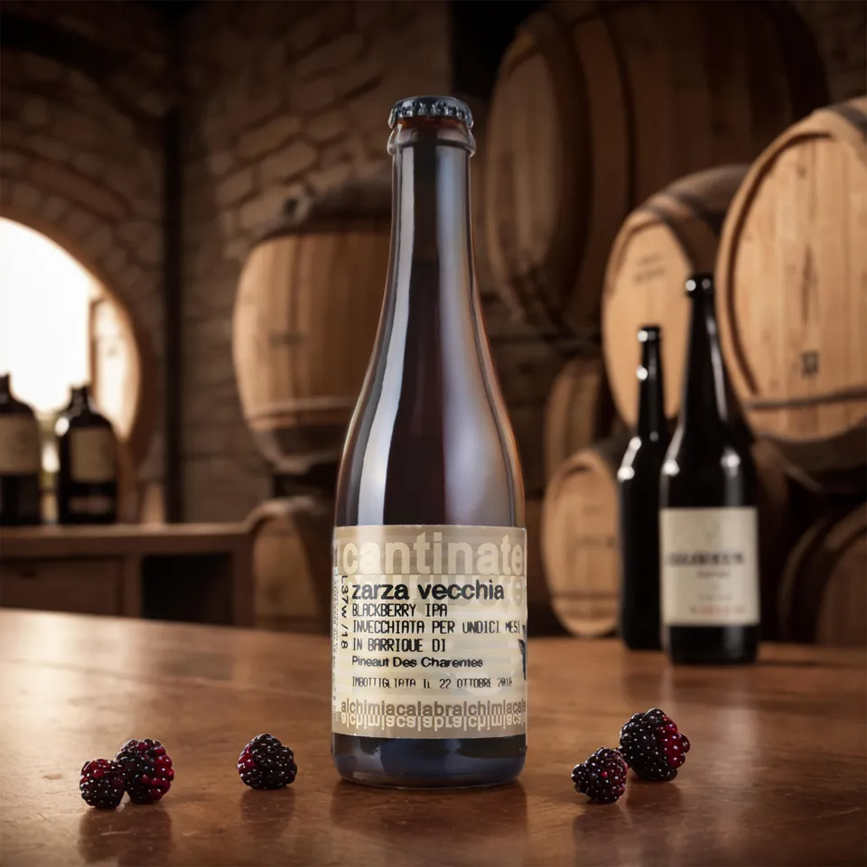 'A Magara Zarza Vecchia Blackberry IPA birra 0,375 l more