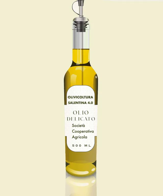 Olivicoltura Salentina 4.0 Delicato Olio EVO 500 ml Fruttato Leggero