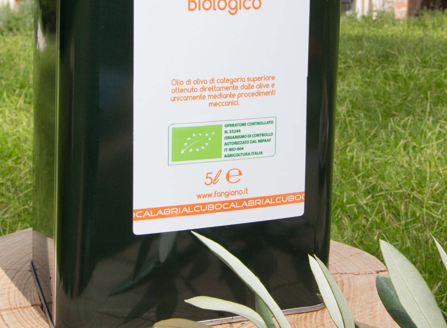 Calabrialcubo Olio Extravergine Biologico 5 L lattina