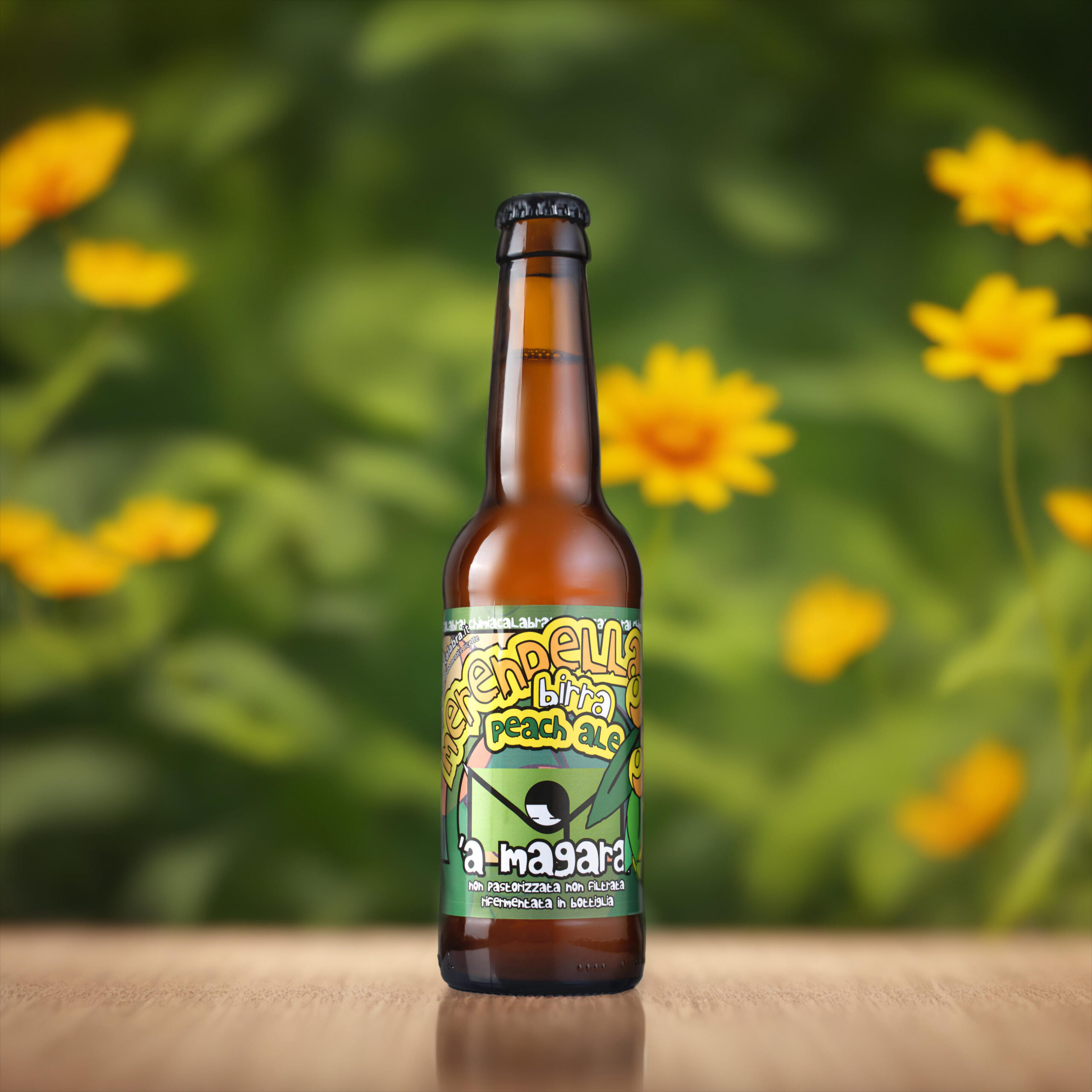 'A Magara Merendella Peach Ale birra 33 cl alla pesca