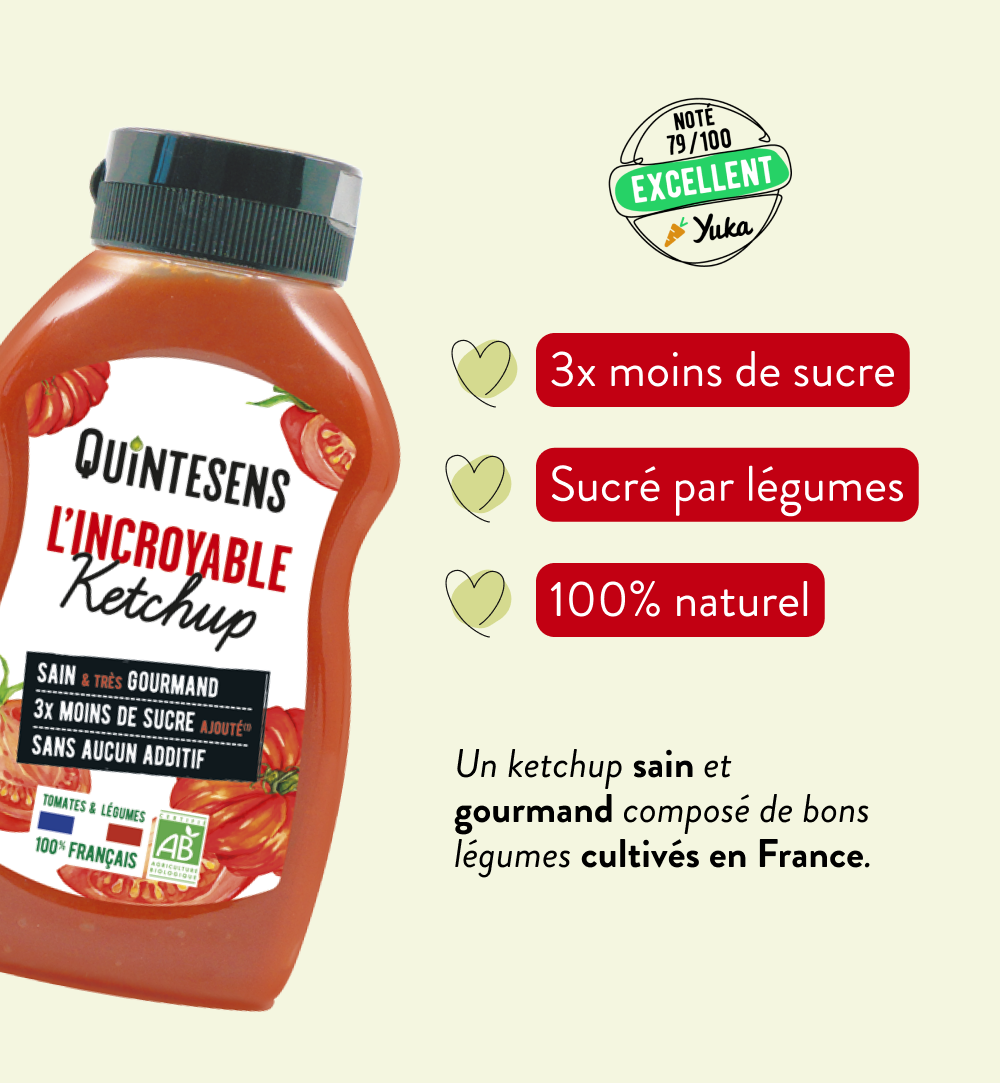 Quintesens Incroyable Ketchup Bio Pomodoro