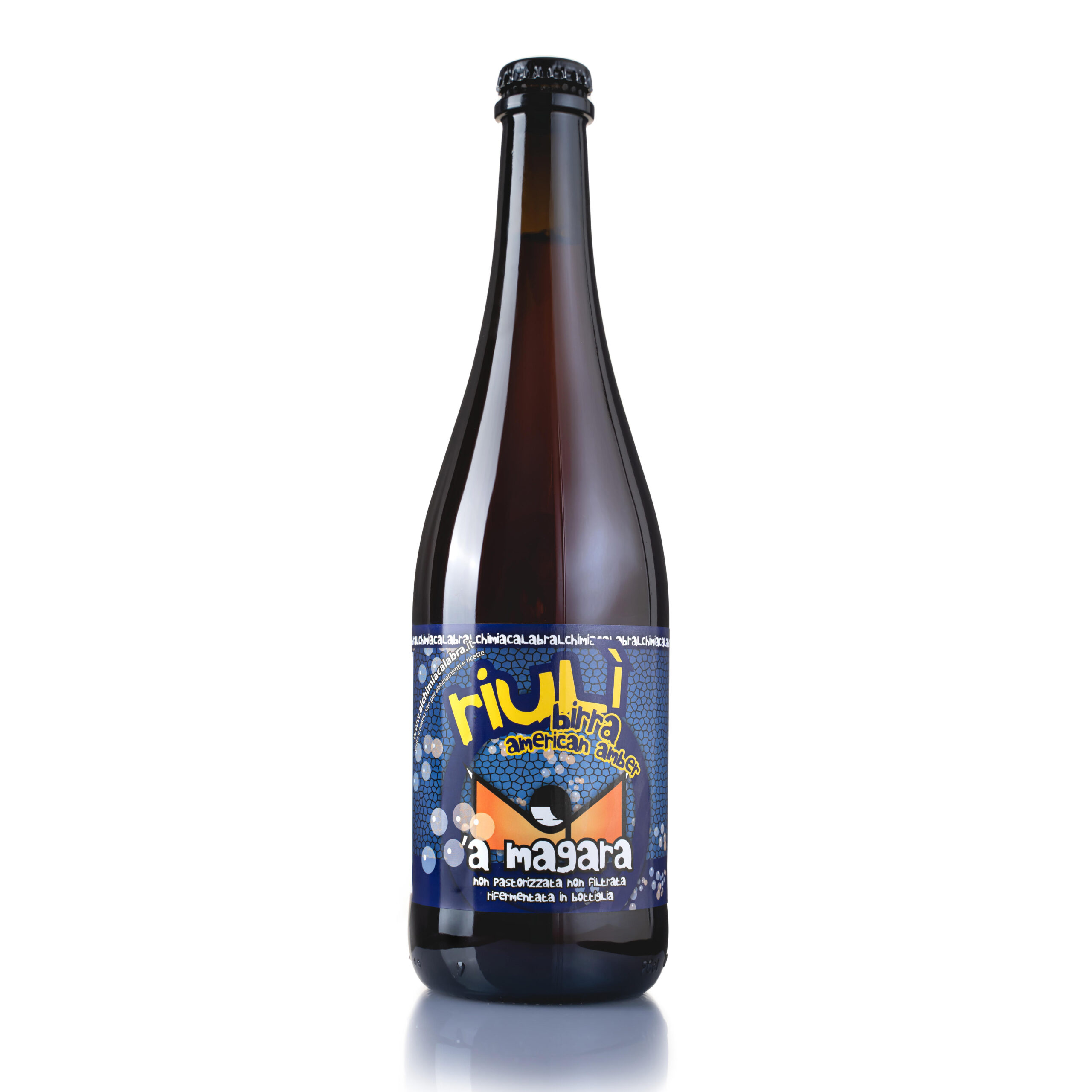 'A Magara Riulì American Amber Ale birra 0,33 l ambrata