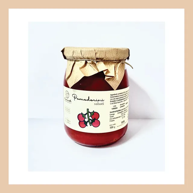 Mammarella pomodorino salsato in barattolo 500 g naturale