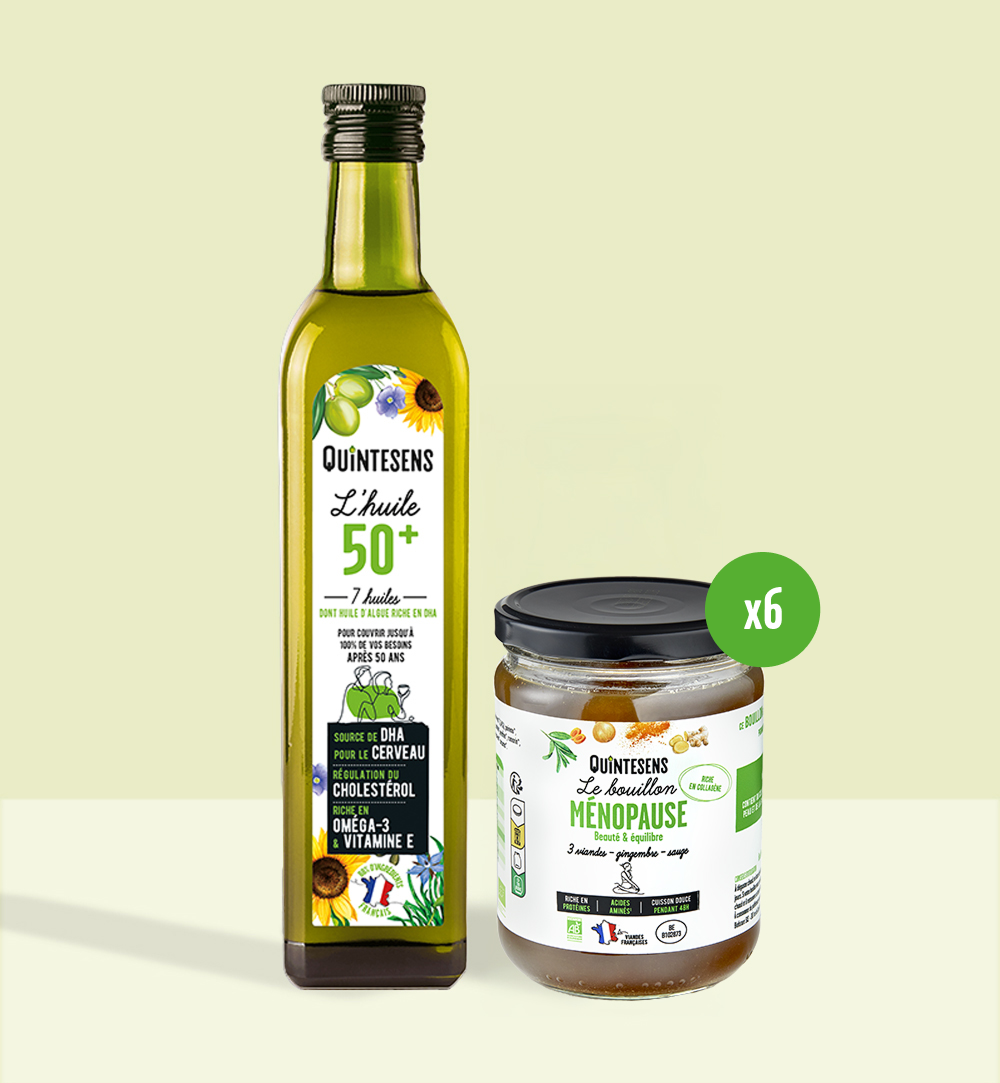 Quintesens Perimenopausa XL pack olio e brodo