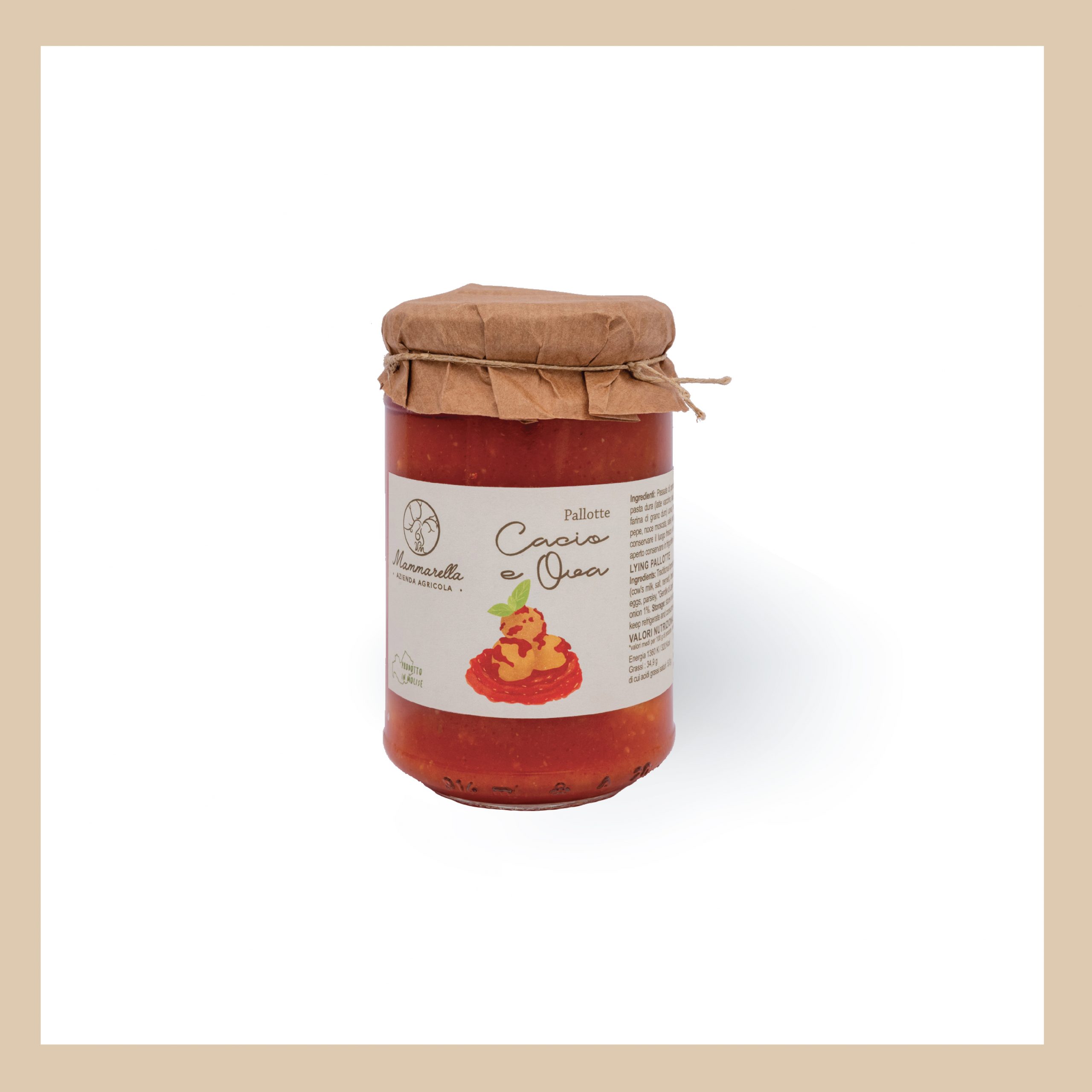 Mammarella Pallotte cacio e ova sugo pronto 314g abruzzese
