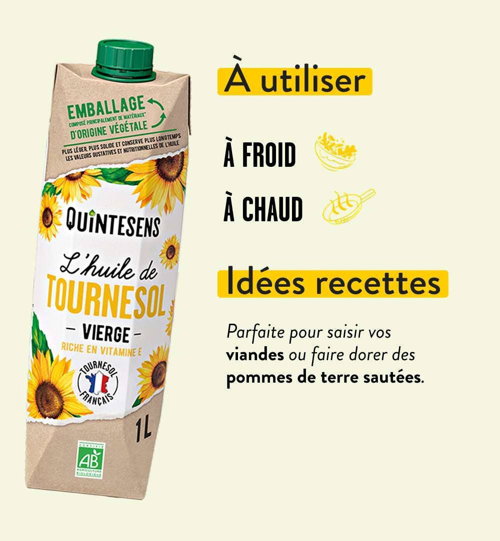 Quintesens Olio di Girasole bio spremitura a freddo