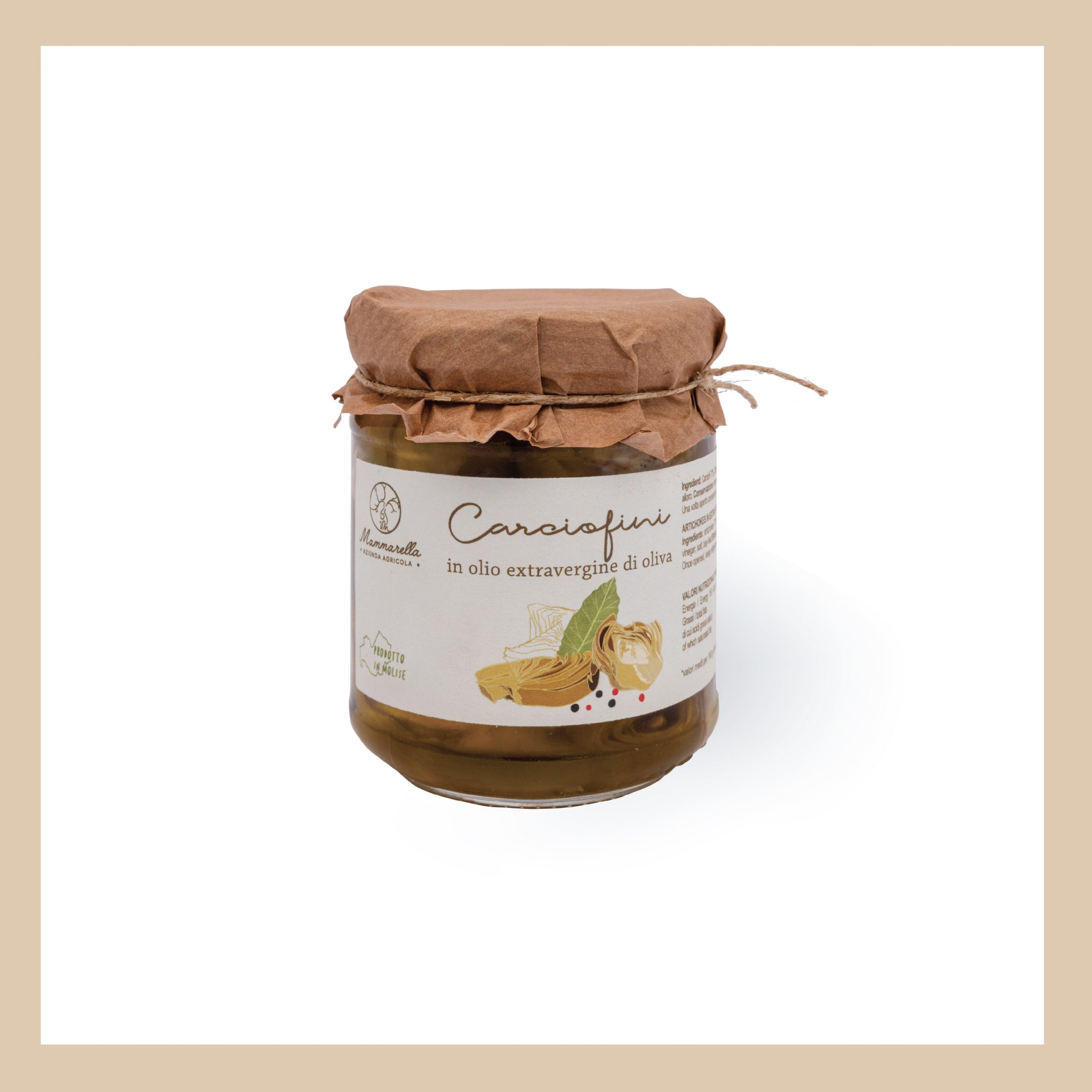 Mammarella Carciofini sottolio 314g in extravergine DOP
