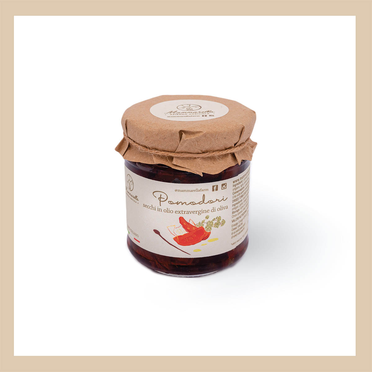 Mammarella Gentile di Larino pomodori secchi in olio EVO 314 g