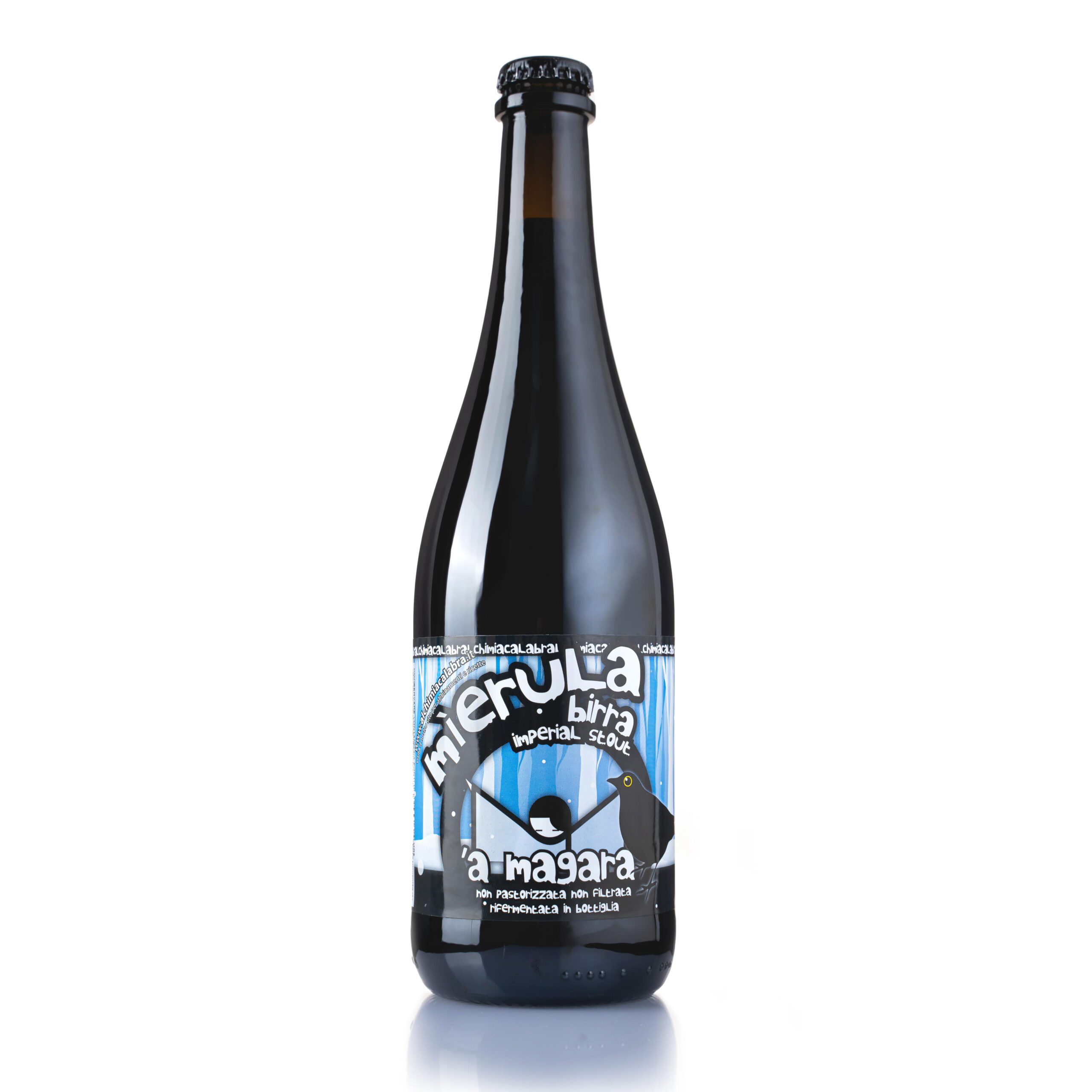 'A Magara Mierula Imperial Stout birra 0,33 l nera