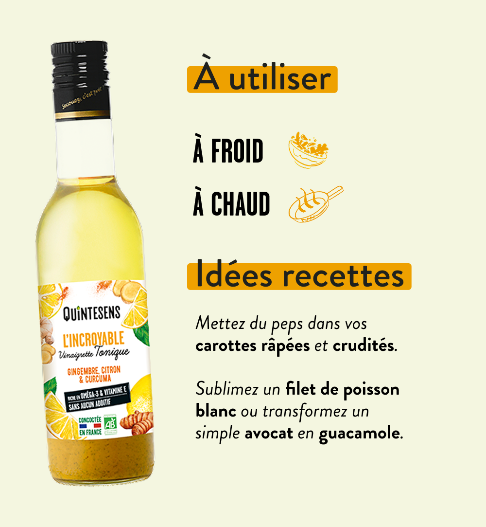 Quintesens Tonique vinaigrette bio omega-3