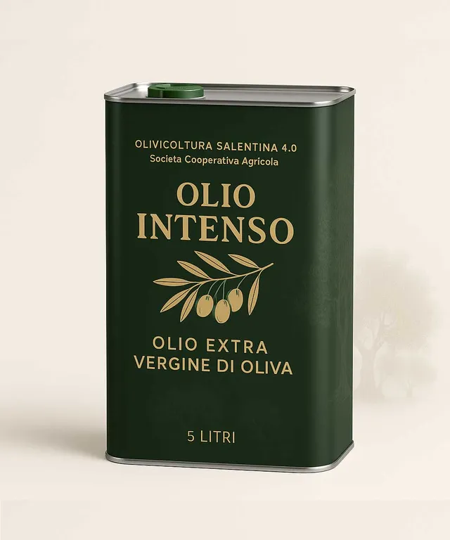 Olivicoltura Salentina 4.0 Intenso Olio EVO Lattina 5 L Medio Intenso
