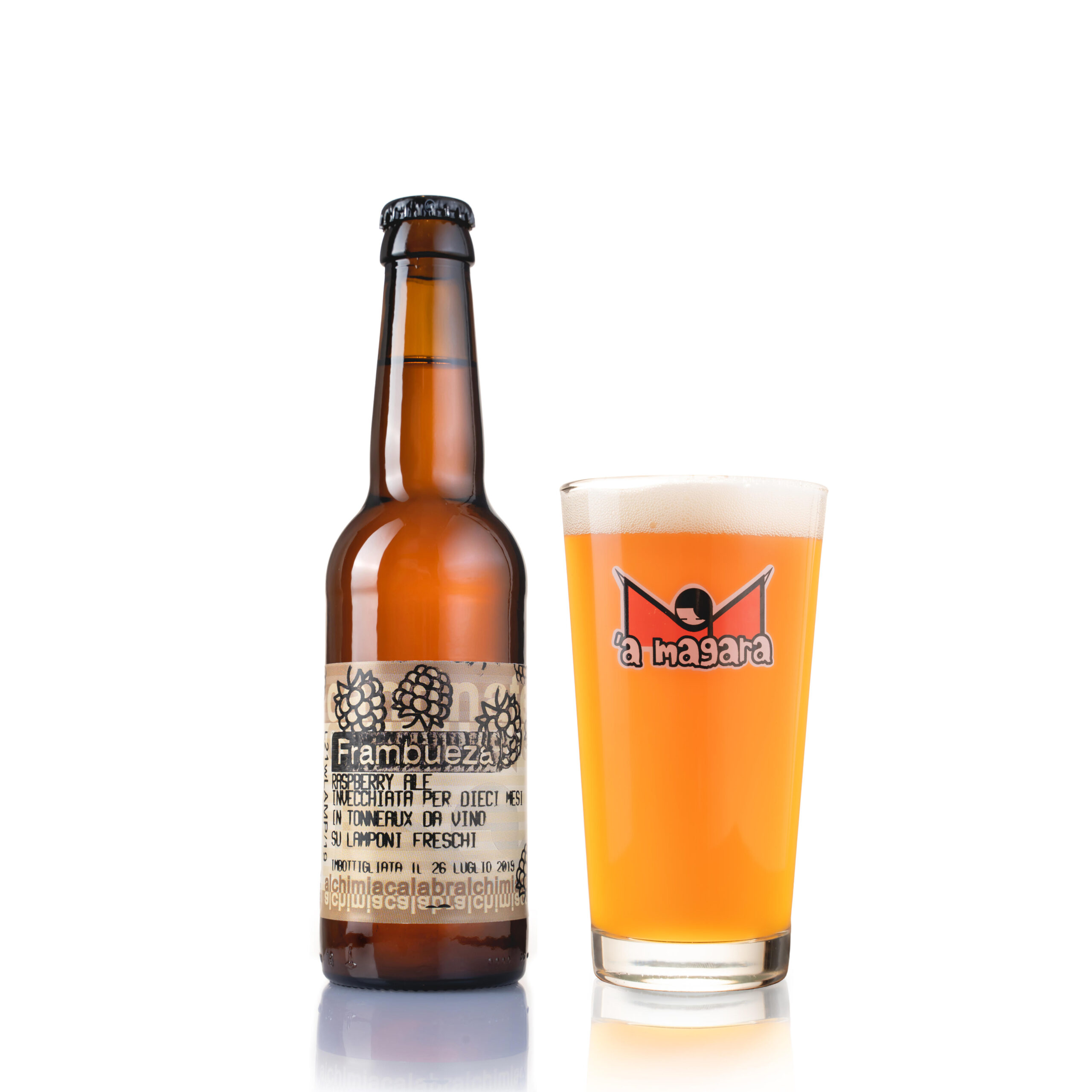'A Magara Frambueza Raspberry Ale birra 0,33 l 7%