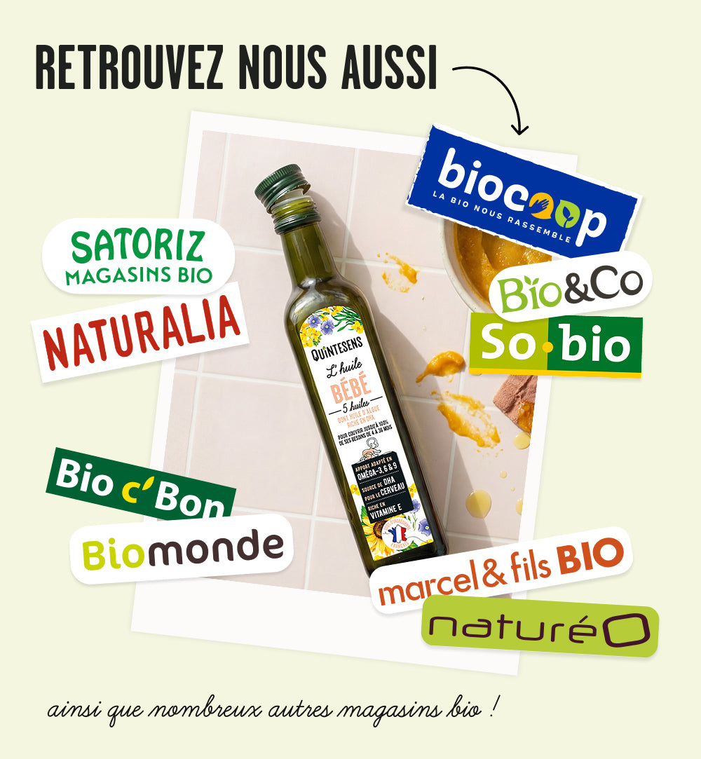 Quintesens Olio Bebè bio DHA vitamina E
