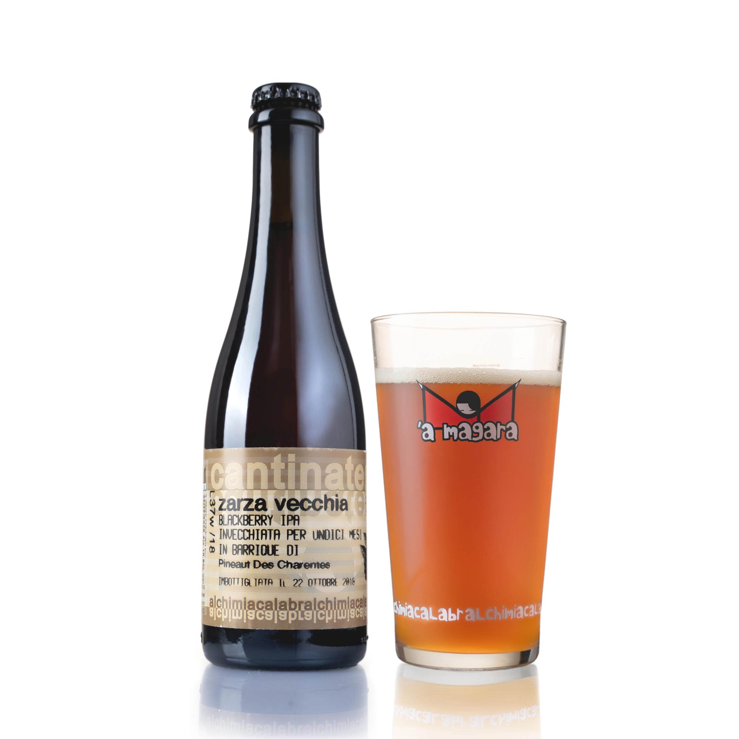 'A Magara Zarza Vecchia Blackberry IPA birra 0,375 l more