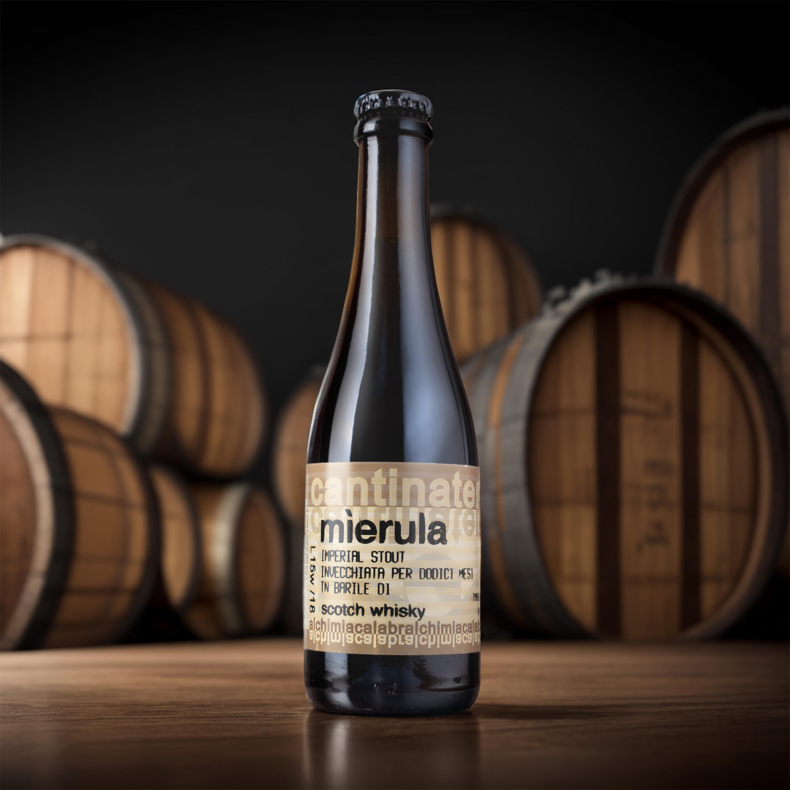 'A Magara Mierula Scotch Imperial Stout birra 37,5 cl