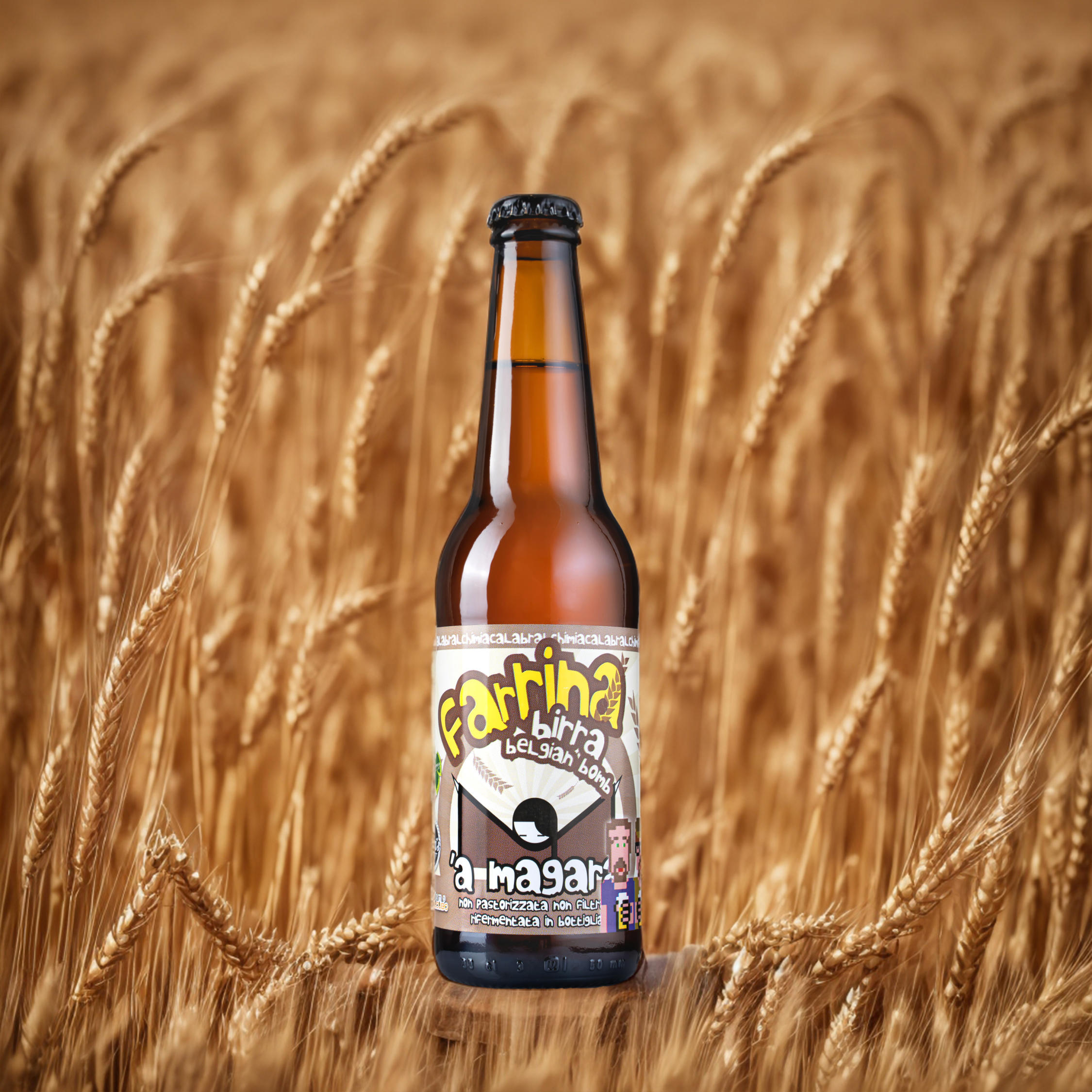 'A Magara Farrina Belgian Bomb birra 0,33 l al farro