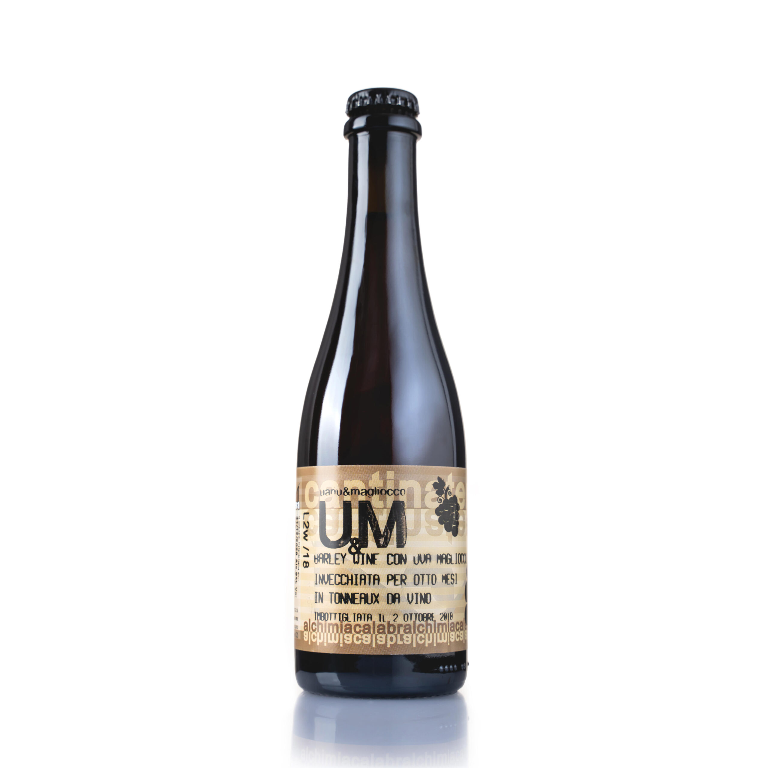 'A Magara U&M Barley Wine birra 0,375 l uva Magliocco